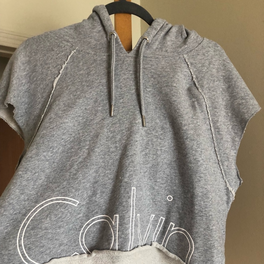 Calvin Klein sleeveless sweatshirt